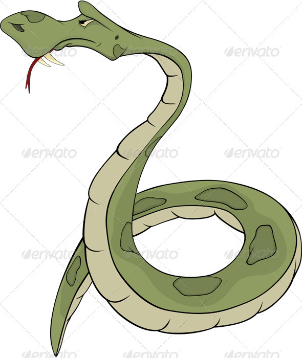 Snake Cartoon - Animals Characters