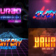 80S 4 Pack Logo Intro - VideoHive Item for Sale