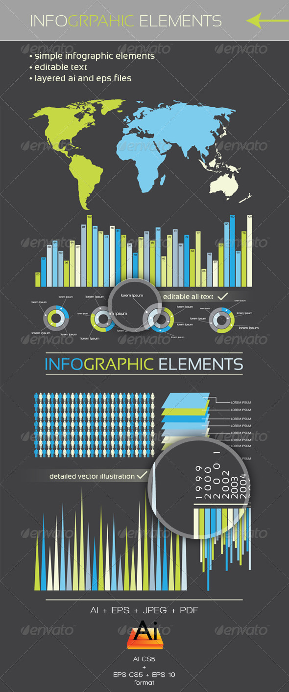 Infographic Elements - Miscellaneous Vectors
