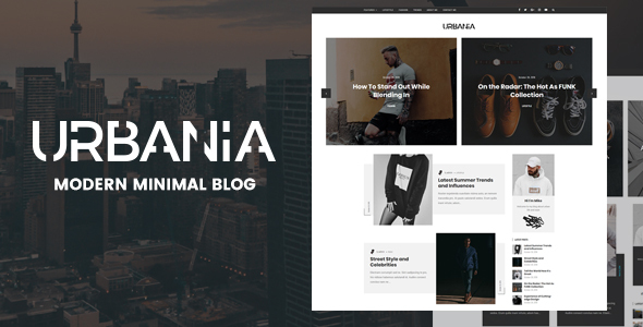 Urbania – Modern Minimal WordPress Blog