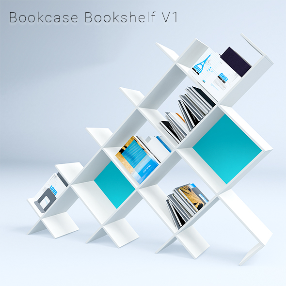 Bookcase Bookshelf - 3Docean 24002157