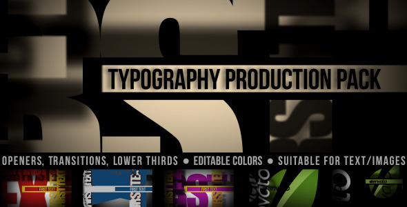 Typography Production Pack