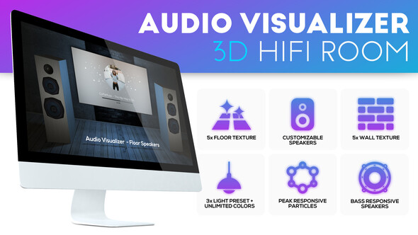 Audio Visualizer 3D - VideoHive 24003942