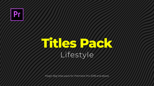 Lifestyle Titles Pack