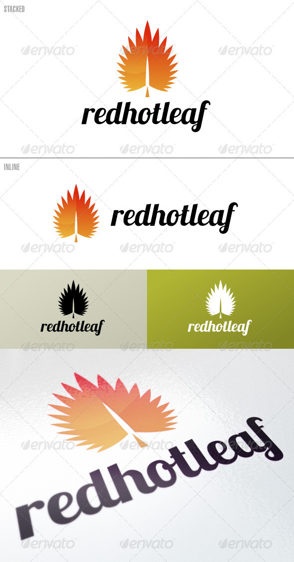 RedHotLeaf – Logo Template - Nature Logo Templates