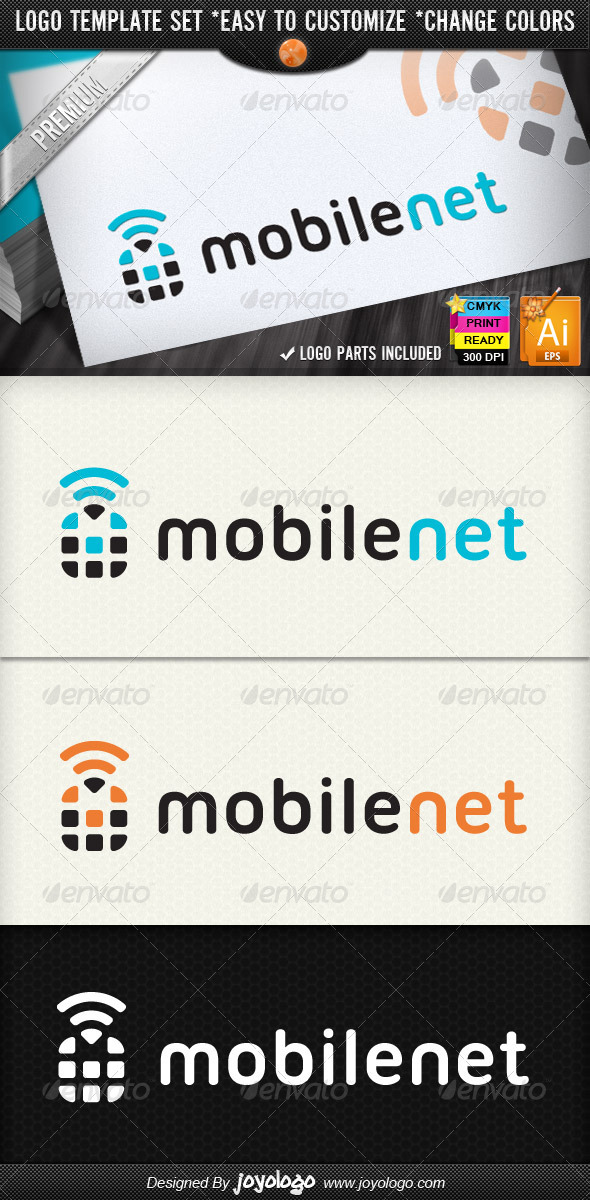 Smart Phone Framework Mobile Networking Logos - Objects Logo Templates