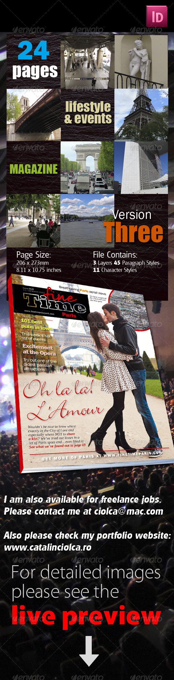 24 Pages Lifestyle & Events Magazine Version Three - Magazines Print Templates