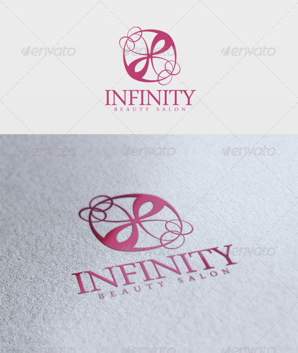 Infinity Beauty Salon Logo - Vector Abstract