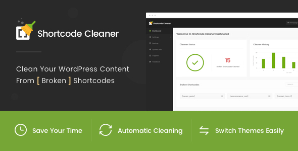 Shortcode Cleaner - CodeCanyon 21253243