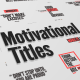 Just Type | Motivational Titles - VideoHive Item for Sale