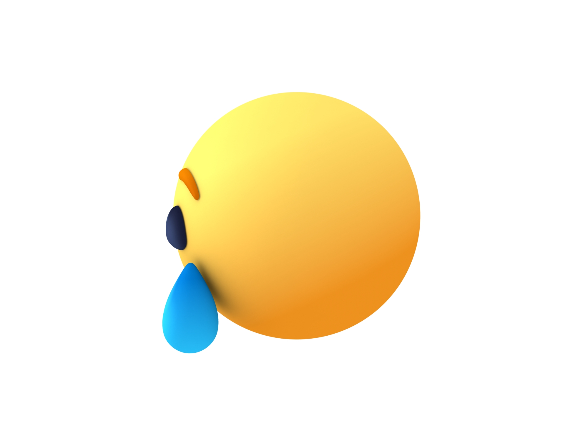 Animated Facebook Sad Reaction Button by BariaCG | 3DOcean