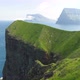 Amazing Faroese Nature Green Hills and Beautiful Rocky Cliffs and Mountains - VideoHive Item for Sale
