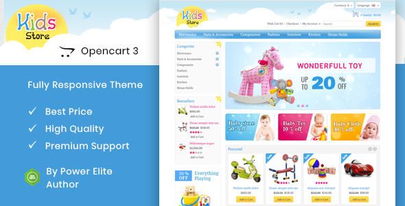 Kids Store - ThemeForest 6449246