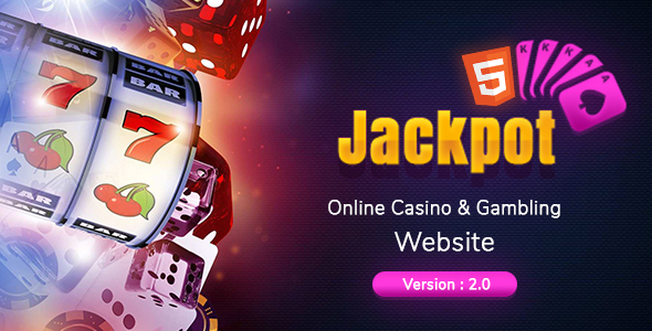 Jackpot - Casino & Gambling HTML Template