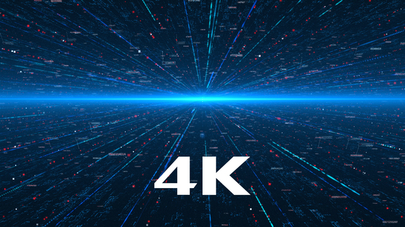 4K Matrix Technology Background
