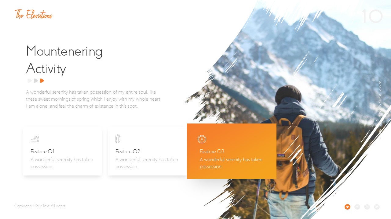 Elevations - Adventure Keynote Template, Presentation Templates ...