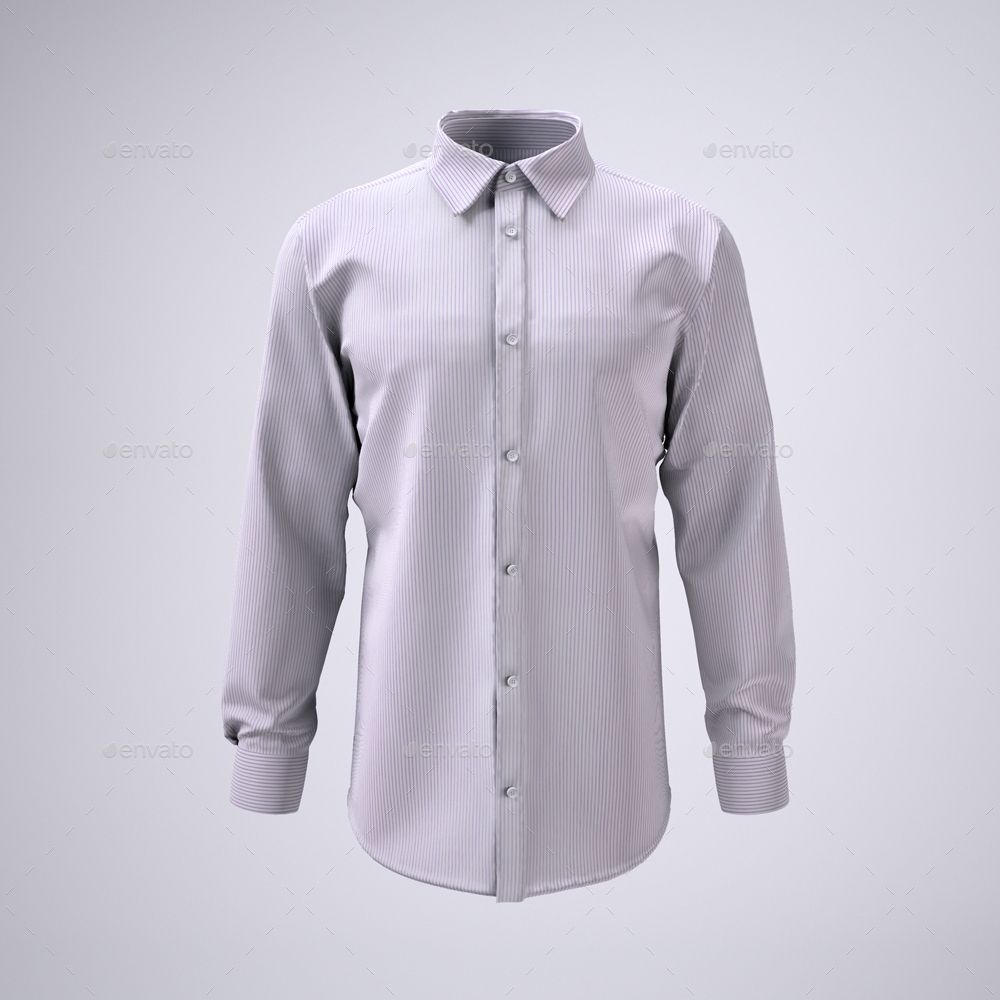 Download Men's Long Sleeve Dress Shirt Mock-Up by Sanchi477 | GraphicRiver