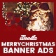 C84-Merry Christmas Banners HTML5 Ad GWD PSD