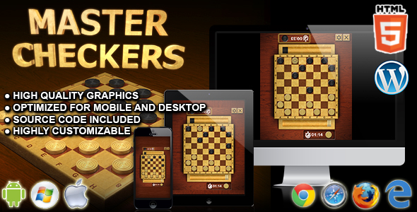 Master Checkers - CodeCanyon 12469262