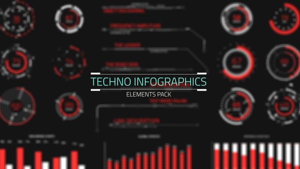 Techno Infographics - VideoHive 24021089