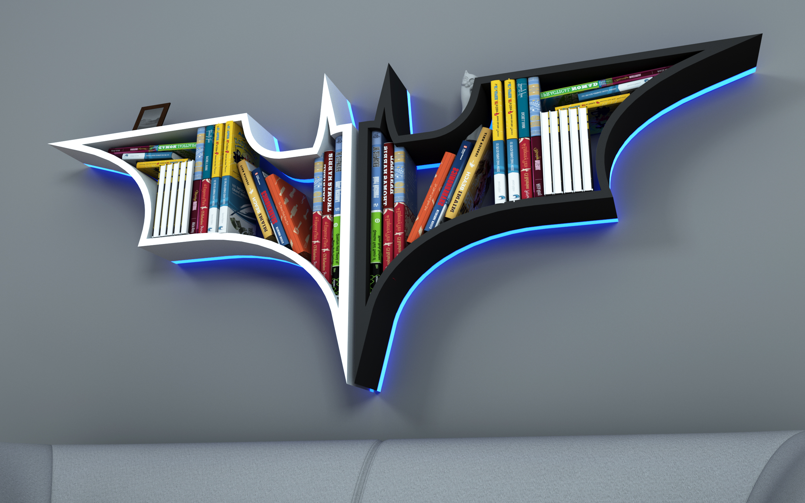 Batman Bookshelf By Ea09studio 3docean