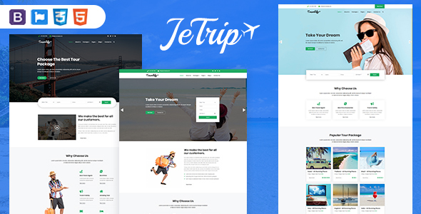 Jetrip - Travel  Multipurpose HTML5 Template