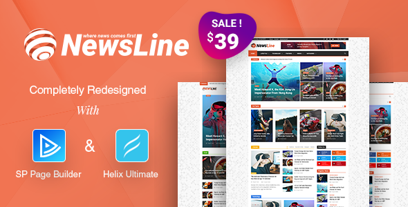 Newsline - Responsive Magazine Joomla Template