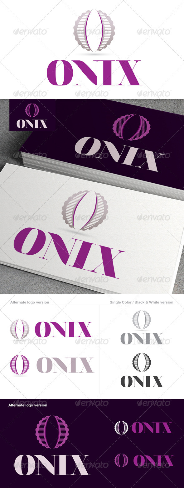 Onix Logo Template - Letters Logo Templates