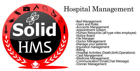 SOLID HMS (Hospital Management System) Open Source dot net core mvc | C#