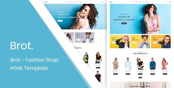 Excellent Brot - Fashion Store HTML Template using Bootstrap