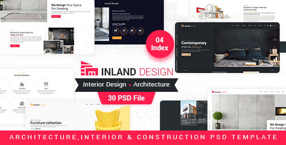 ArchitectureInterior Design PSD - ThemeForest 23957659