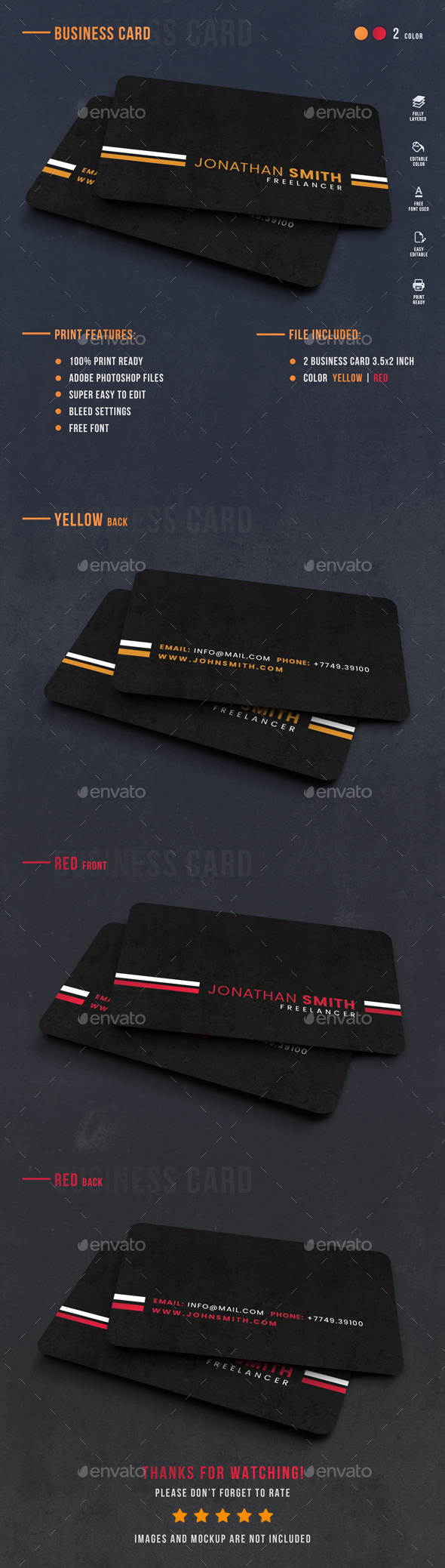 Freelancer Personal Card