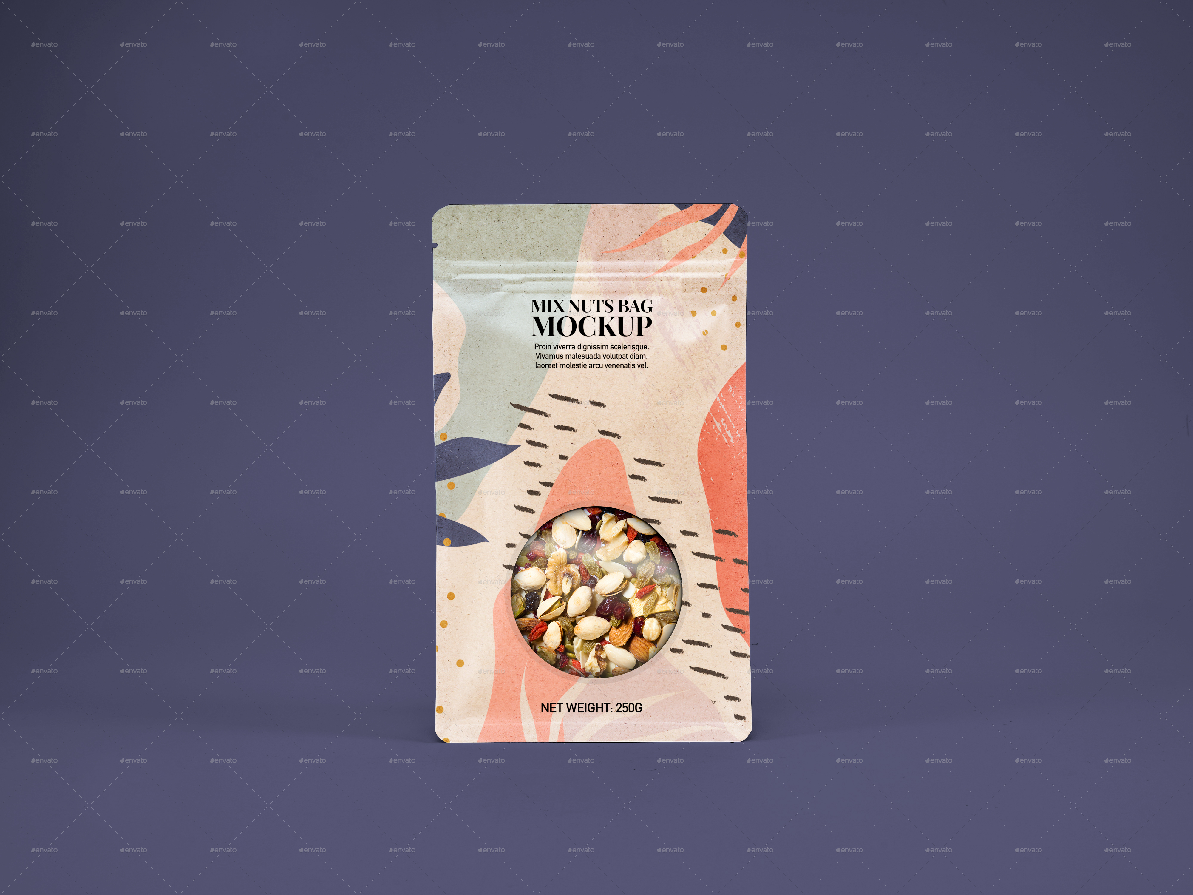 Kraft Doy Bag Packaging Mockup