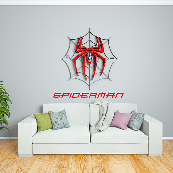 SPIDERMAN bookshelf - 3Docean 24052997