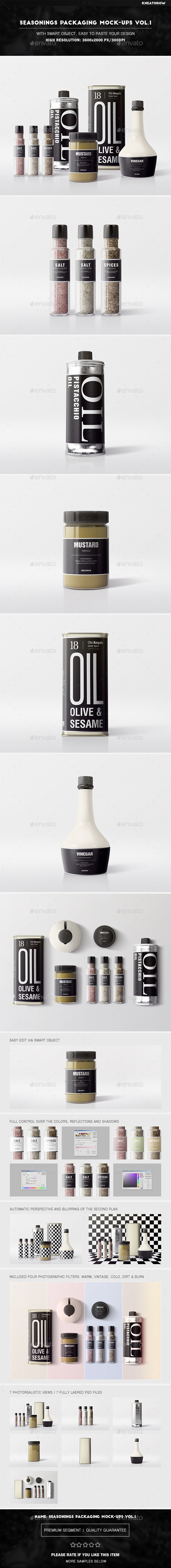 Download Seasonings Packaging Mock Ups Vol 1 By Kheathrow Graphicriver