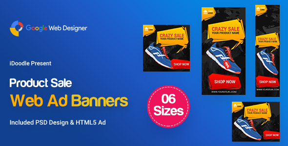 C90 - Product Sale Banners HTML5 (GWD & PSD)