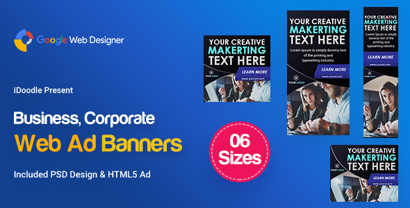 C92 - Business Banners HTML5  (GWD & PSD)