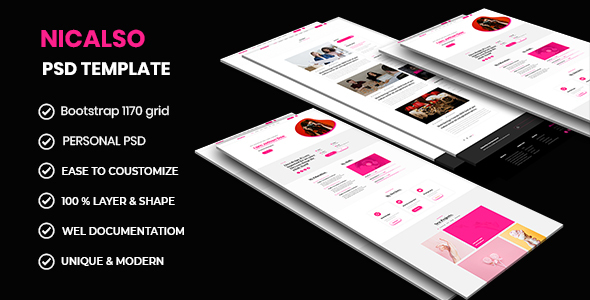 Nicalso Personal - ThemeForest 24061126