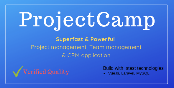 ProjectCamp – Powerful Project Management web application