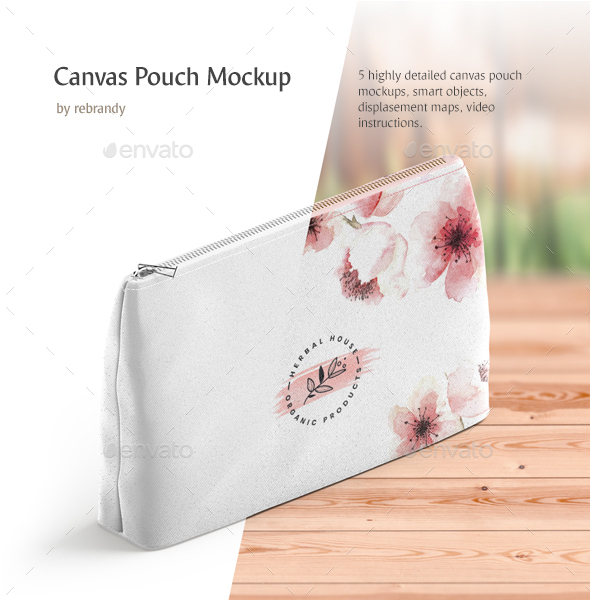 Download Canvas Pouch Mockup by rebrandy | GraphicRiver