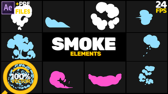 Smoke Elements // After Effects