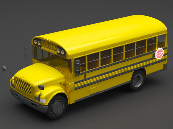 school bus - 3Docean 24066898