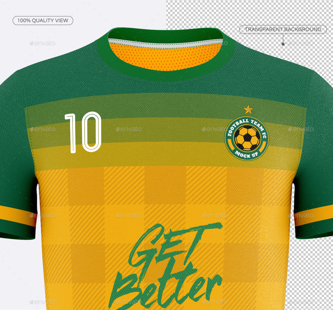 Download Men's Full Soccer Team Kit Mockup V2 by TRDesignme ...