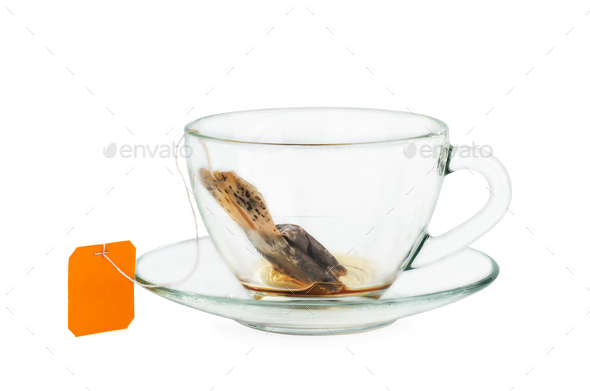 empty tea cup