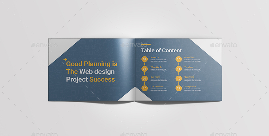 Landscape Web Design Project Brochure, Print Templates | GraphicRiver