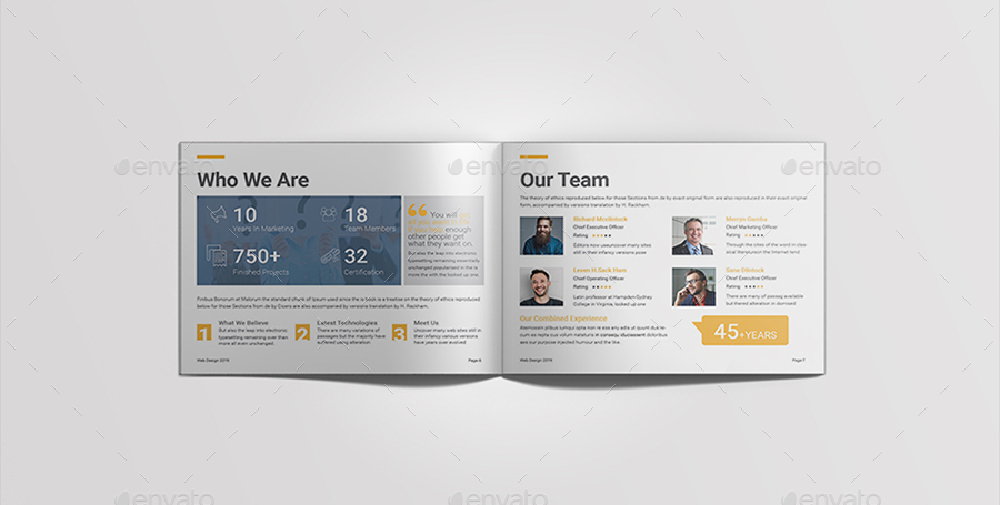 Landscape Web Design Project Brochure, Print Templates | GraphicRiver