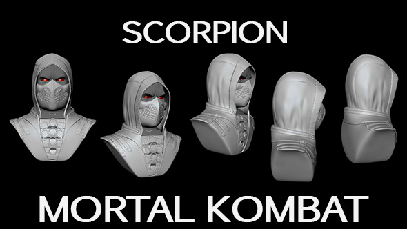 MORTAL KOMBAT SCORPION - 3Docean 24076179