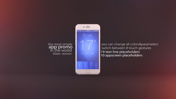 Simple Mobile App Promo