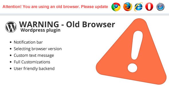 Warning Old Browser - CodeCanyon 3287536