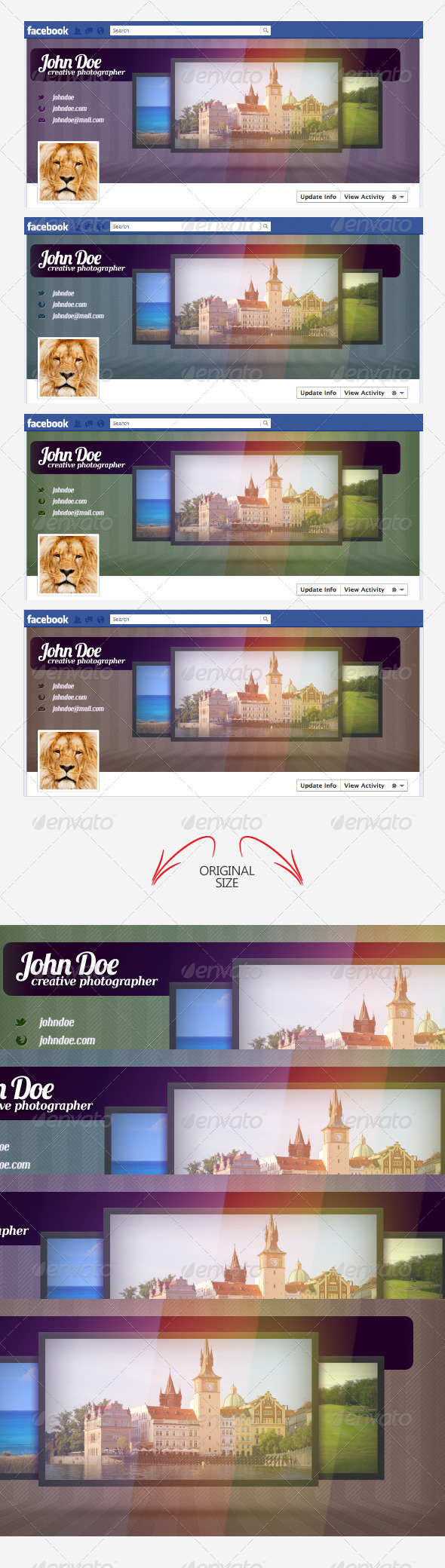 Creative Facebook timeline cover - Social Media Web Elements